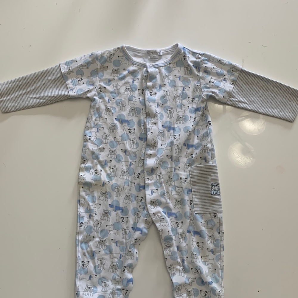 Kissy Kissy 9m Dogs Playsuit w/ matching Blanket